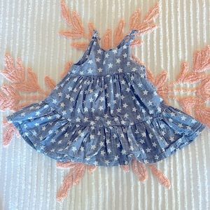 Toddler Denim Dress with Stars: Size 18M